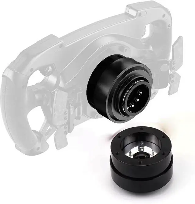 Main image of Obokidlyamor Replace Quick Release Adapter Steering Wheel Replace Panel For MOZA R21/R16/R9 V2/R5/R3 Bundle Gaming Racing Wheel;70mm 6-hole steering wheel kit (Quick Release)