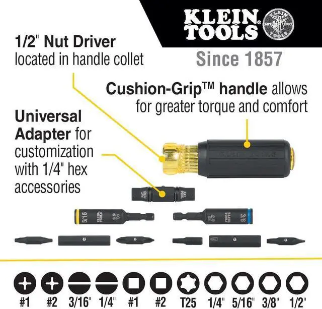Alt view image 6 of 7 - Klein Tools 55569 Stand-Up Zipper Bag Tool Pouch with Carabiners, Reinforced Gusseted Bottoms, Water Resistant 1680d, Multi-Size 5-Pack