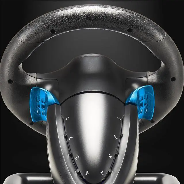 Alt view image 5 of 7 - SUBSONIC - Superdrive SV450 Racing Steering Wheel with Pedals and Shifters. For Xbox Series X/S, Switch 2 / Switch, PS4, Xbox One and PC - Black