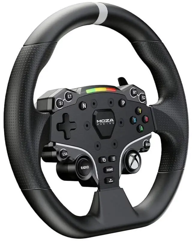 Alt view image 2 of 7 - MOZA ESX Steering Wheel for PC & Xbox Universal 11 Inches Alloy Material Racing Game Controller,officially Licensed by Microsoft