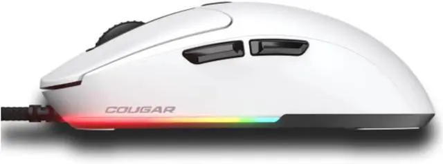 Alt view image 3 of 7 - Cougar Minos Neo RGB Wired Gaming Mouse - 63g Ultra-Light, Symmetrical Design, PAW 3327 6200 DPI Optical Sensor, 1000Hz Polling Rate, Windows-Compatible, White