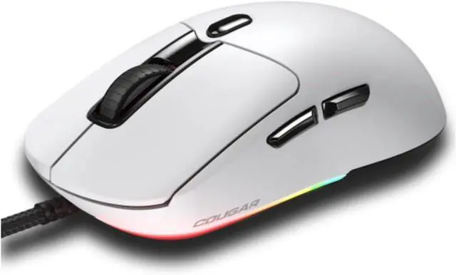 Alt view image 4 of 7 - Cougar Minos Neo RGB Wired Gaming Mouse - 63g Ultra-Light, Symmetrical Design, PAW 3327 6200 DPI Optical Sensor, 1000Hz Polling Rate, Windows-Compatible, White