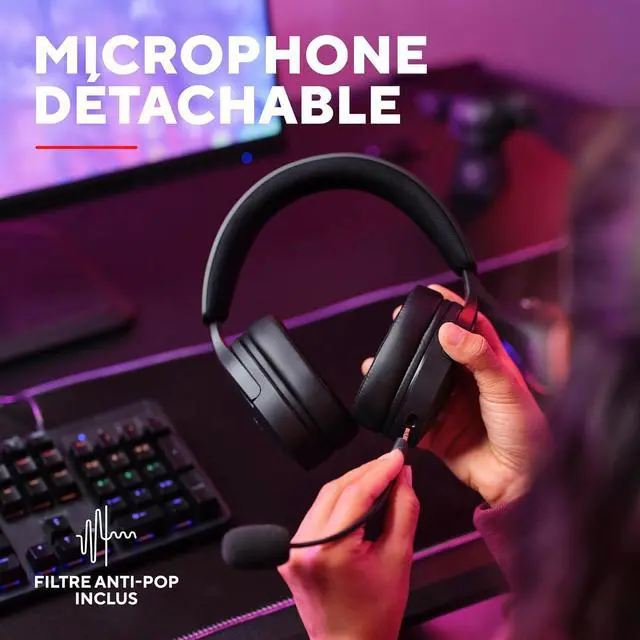 Alt view image 6 of 7 - Trust Gaming GXT 489 Fayzo Gaming Headset for PC, PS5, PS4, Xbox Series X|S, Switch, Mobile, 3.5 mm Jack, 85% Recycled Plastics, Over-Ear Wired Headphones with Noise Cancelling Microphone - Black