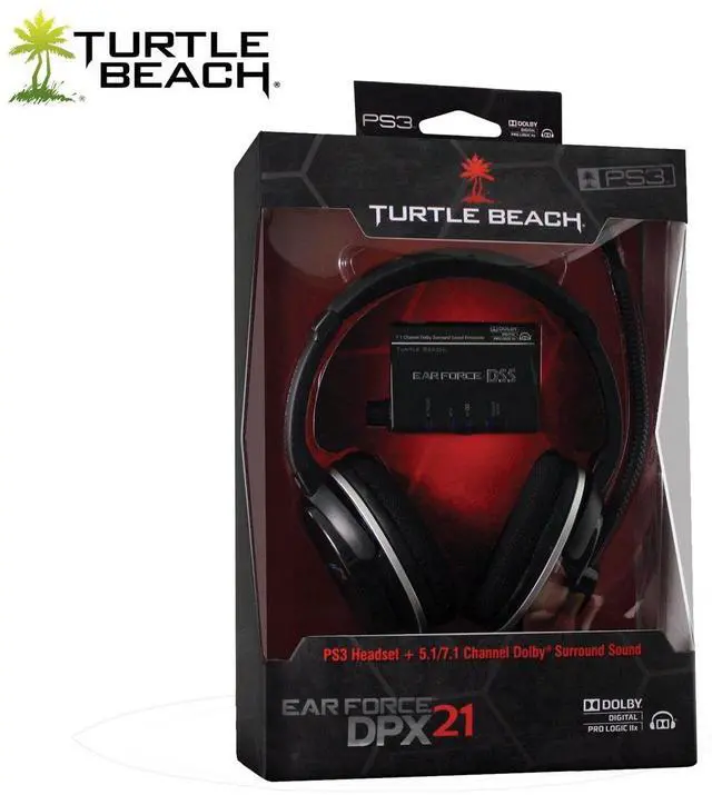 Alt view image 4 of 6 - Turtle Beach - Ear Force DPX21 Gaming Headset - Dolby Surround Sound - PS3, X360