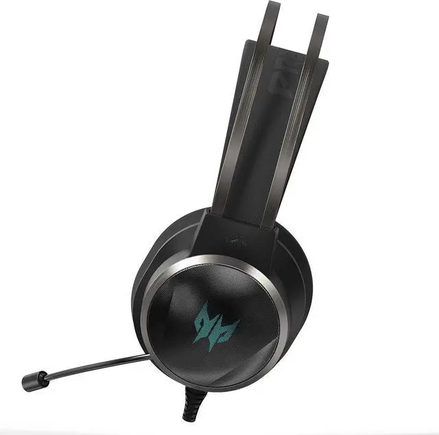 Alt view image 2 of 5 - Acer Predator Galea 500 Gaming Headset, EQ Controller, 3D soundscape Technology, Virtual 7.1 Surround Sound and Gyro Sensor Built-in for Best VR Experience, Black