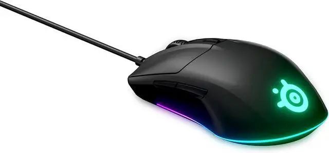Alt view image 7 of 7 - SteelSeries 62513 Gaming Mouse, Wired, Lightweight, Low Latency, Mechanical Switch, 3 Zone RGB Illumination, Rival 3