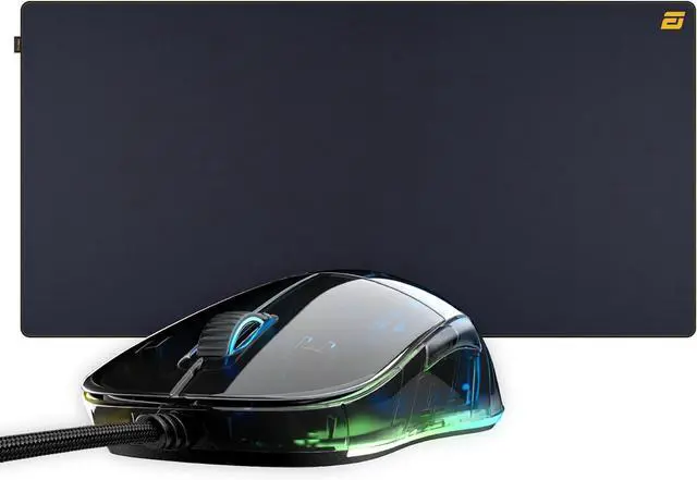 Main image of ENDGAME GEAR XM1 RGB Dark Reflex Programmable Gaming Mouse Bundle with MPC 1200 Navy Blue Cordura Gaming Mouse Pad