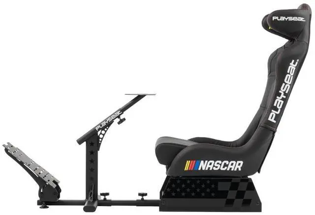 Alt view image 5 of 7 - Playseat Evolution Pro Sim Racing Cockpit | Comfortable Racing Simulator Cockpit | Compatible with All Steering Wheels & Pedals on The Market | Supports PC & Console |Nascar Edition