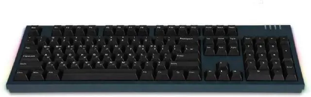 Main image of ABKO Hacker K660M PBT Cherry Gaming Keyboard, Various Types of Cherry Switch Option. Simple and Classic Style. (Midnight Green, Red Switch)
