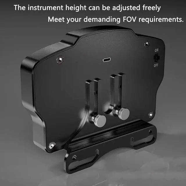 Alt view image 3 of 7 - Simulator LCD Dashboard Racing Dash Mode for Euro Truck 2 Simulator Modification For Logitech/Thrustmaster/MOZA Base;Speed Display Meter for G920/G923/T300RS/T248X/R5 /R6/R9/R12