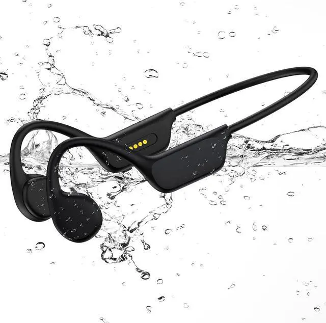 Main image of Bone Conduction Swimming Headphones,Wireless IPX8 Waterproof Open-Ear Headphone/Earphones, 32G Underwater Headset/Earbuds, Sports, Swimming, Diving