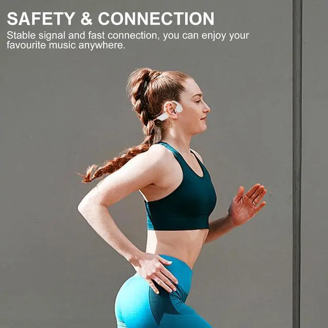 Alt view image 4 of 7 - Bone Conduction Swimming Headphones,Wireless IPX8 Waterproof Open-Ear Headphone/Earphones, 32G Underwater Headset/Earbuds, Sports, Swimming, Diving