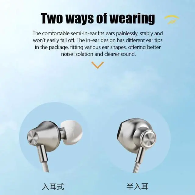 Alt view image 6 of 7 - Bluetooth Neckband Headphones Wireless Neckband Noise Cancelling Earbuds 8 Hours Long Battery Life IPX5 Waterproof Running Sports Workout Headphone for iPhone and Android