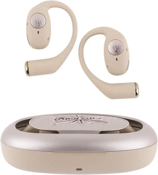 Main image of Linsoul Kiwi Ears Spark OWS Open Ear Wireless Earbuds, Bluetooth 5.2 Gaming Earbuds, with Silicone Earhook, 21H Playtime, Wireless Charging for Sports Workout Running