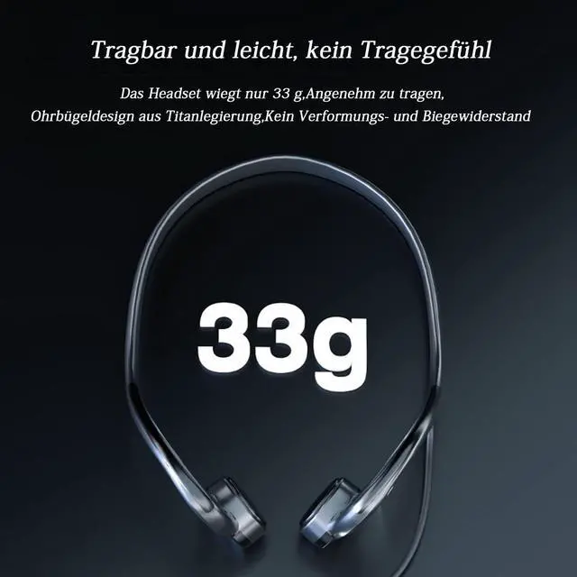 Alt view image 2 of 7 - Wired Bone Conduction Headphones with Type-C,Open Ear Sports Earphones,IPX4 Sweatproof Earphones with Mic for Cycling and Workouts