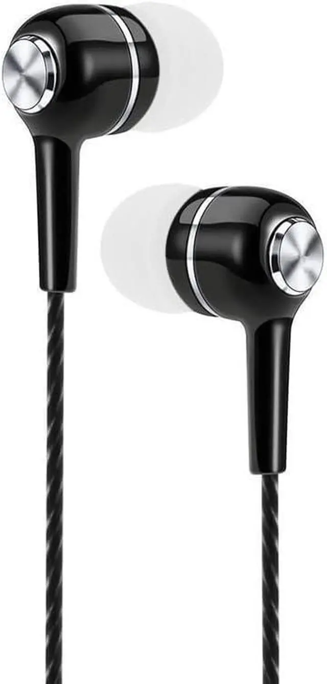 Alt view image 2 of 6 - Maeline Bulk Earbuds Headphones with Microphone, Noise Isolating Bass Stereo Tangle Free Wired Earphones, Compatible with Android, iPhone, iPad, Laptops, MP3, Fits 3.5mm - 200 Pack - Wholesale Bundle