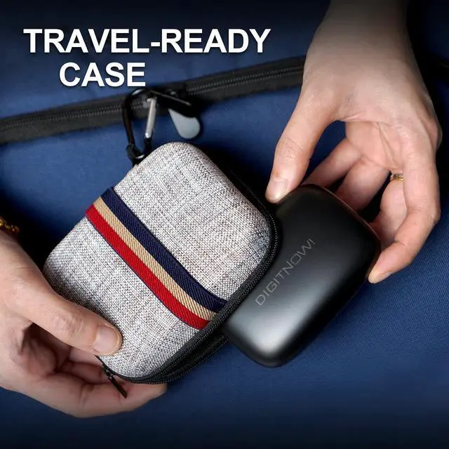 Alt view image 7 of 7 - DIGITNOW Wireless Earbuds, Bluetooth 5.0 Headphones 48Hrs Play Back Touch Control with LED Display Charging Case Waterproof Stereo Earphones in-Ear Built-in Mic Headset Deep Bass for Sport Workout