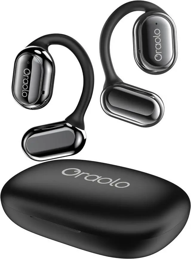 Main image of Oraolo OE03 Open Ear Headphones, Bluetooth 5.3 Wireless Headphones with Dual Large Driver, Open Ear Earbuds with Immersive Stereo Sound, Clear Talk, 30H Playtime, Waterproof Sport Earbuds for Running