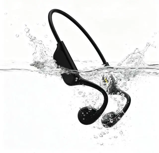 Main image of Bone Conduction Swimming Headphones: IPX8 Waterproof MP3 Player, Open-Ear Bluetooth 5.4 Wireless Earbuds for Swimming, Running & Cycling