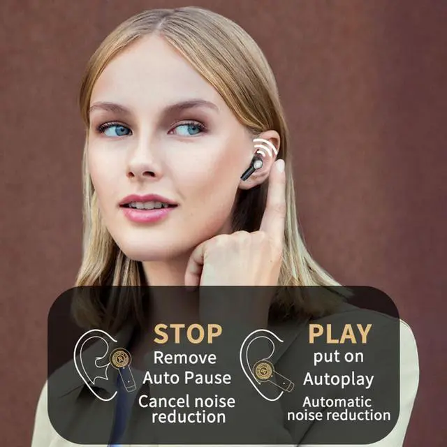 Alt view image 7 of 7 - Bluetooth 5.3 Neckband Headphones Wireless Sports Earbuds,ANC Active Noise Cancellation & ENC Call Noise Cancellation,(2-in-1 Earbuds and Neckband Earphones) 8H Playtime for Working,White