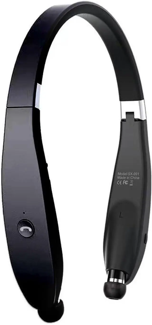 Main image of Neckband Bluetooth Headphones Retractable Wireless Earbuds Bluetooth 5.0 with Magnetic Design and Foldable for Sports Workout Running