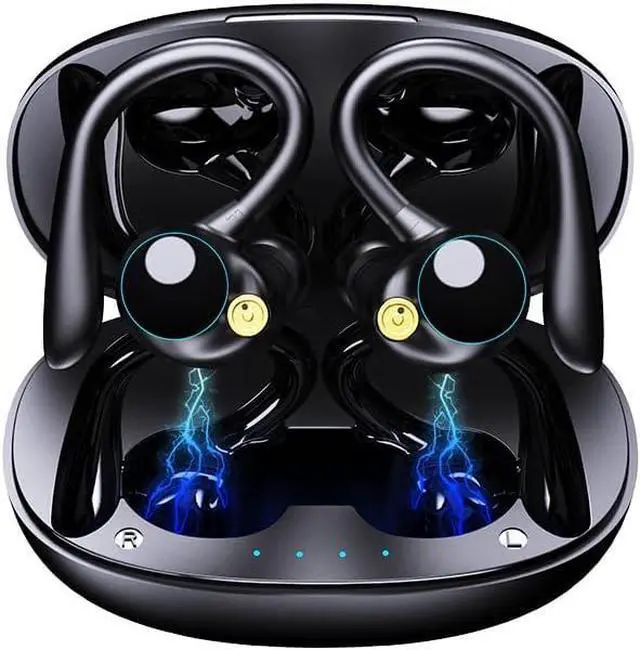 Main image of Ear Buds Wireless Bluetooth Earbuds Sports Earhooks Headphones,ENC Noise-Canceling Stereo High Fidelity Sound and Long Battery Life,Mics Clear Call,IPX6 Waterproof Headset,Ergonomic for Gym/Running