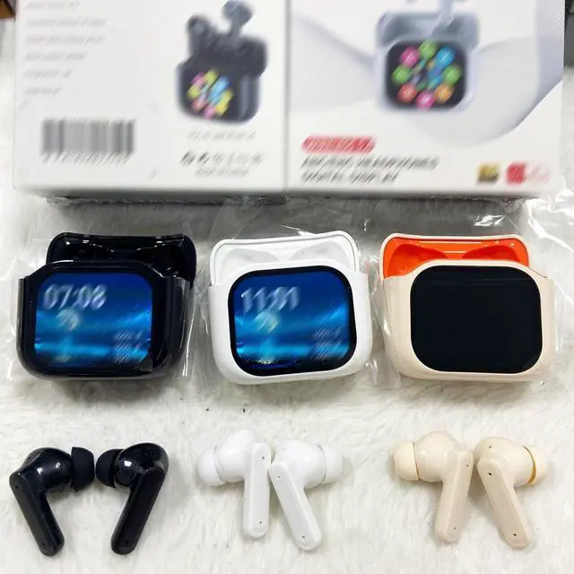 Alt view image 7 of 7 - Rogins Translator Earbuds, AI Translation Earbuds Real Time for 144 Languages, LED Touch Screen Bluetooth Headphone, for Travel, Sports (Black2+White2)