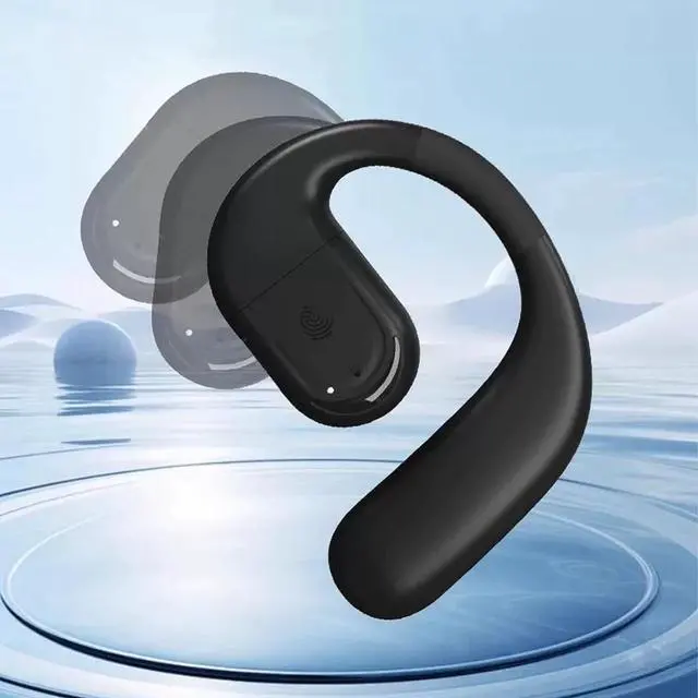 Main image of Single Ear Hook Earphone Over Ear Headphone Bluetooth 5.4 36H Long Battery Life, Soft Silicone Rotatable earpiece, Type-C Fast Charging IPX5 Resistant for Active Sport Lifestyle 78-7
