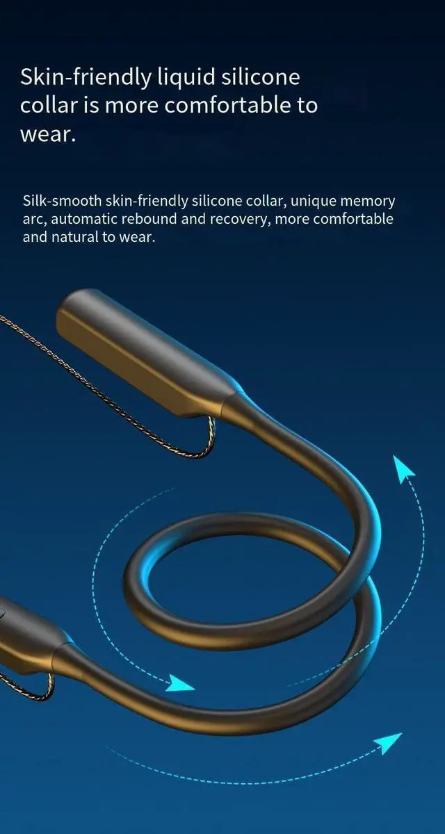 Alt view image 6 of 7 - Earphone Neckband Bluetooth Headphones 20H Playtime Deep Bass Earphones Bluetooth Earbuds TF Card-Inserting Wireless Stereo Neckband Ear Buds with Microphone for Sports/Workout/Office,Green