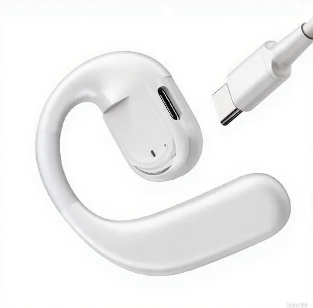 Main image of Single Ear Hook Earphone Over Ear Headphone Bluetooth 5.4 36H Long Battery Life, Soft Silicone Rotatable earpiece, Type-C Fast Charging IPX5 Resistant for Active Sport Lifestyle 78-5