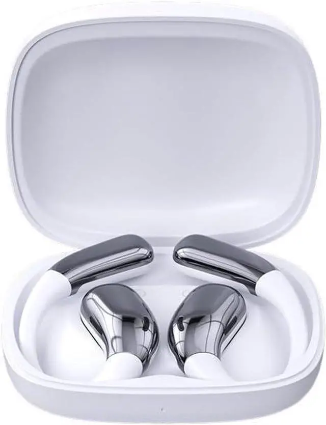 Main image of Wireless Ear Buds Bluetooth 5.4 Open Ear Headphones with Earhook & Mic, 60Hrs Playback Sport Earphones,Ultra-Comfort,Lightweight Design,Fast Charging,Smart Translation Earbuds HIFI Sound Quality,White