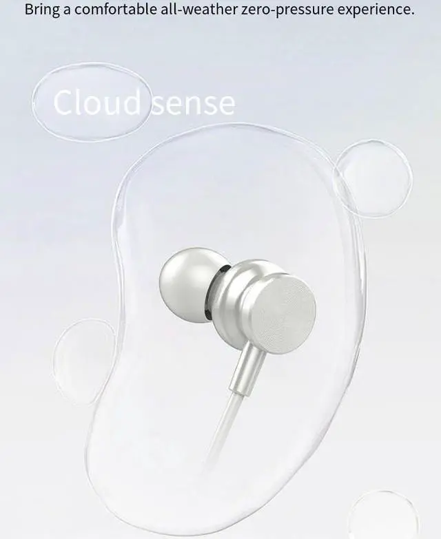 Alt view image 7 of 7 - Neckband Bluetooth Headphones HiFi Stereo Sound 100 Hours Battery Life Ultra-Lightweight Comfort Memory Collar, TF Card can Play Music, Type-C Fast Charging for Home,Traveling,Outdoor,White