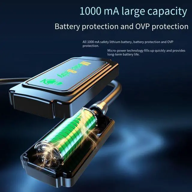 Alt view image 6 of 7 - Sport Neckband Headphones Bluetooth 5.4 in Ear 100 Hours Working Time with LED Battery Indicator Magnetic Neckband Wireless Stereo Headset,TF Card Slot Waterproof for Sports/Workout/Office,White