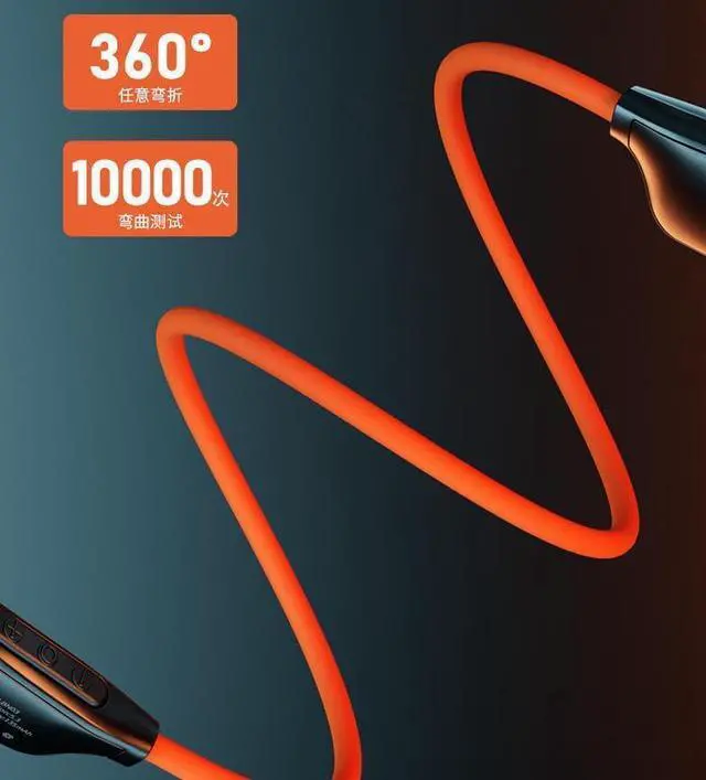 Alt view image 7 of 7 - Bone Conduction Headphones Bluetooth 5.3 IPX6 Waterproof Open Ear Headphones,Air Conduction Earphones HiFi Stereo Sound with Mic,12 Hours Battery Waterproof Earbuds for Swimming,Gym