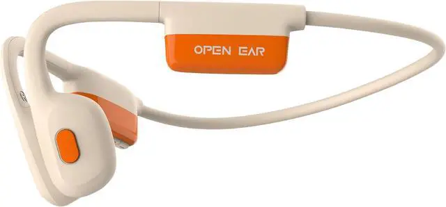 Main image of Bone Conduction Headphones Open Ear Headphone Bluetooth 5.3 Wireless IPX6 Waterproof Sports Earbuds with Microphones & 8H Playtime,360°Curved Earphones for Running,Cycling,Driving,Hiking,White