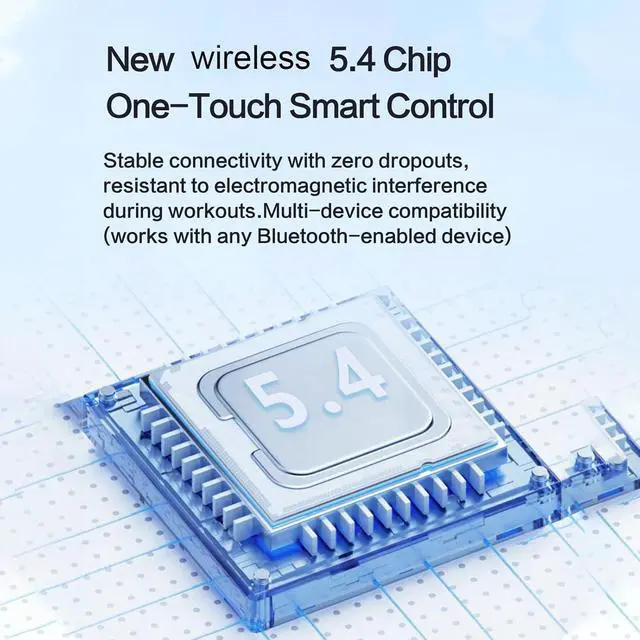 Alt view image 5 of 7 - Diydeg Bone Conduction Headphones, Wireless Open Ear Headphones with HD Stereo Surround, Open Ear Sports Headphone Headset Built in 32G Memory for Running Cycling Workout