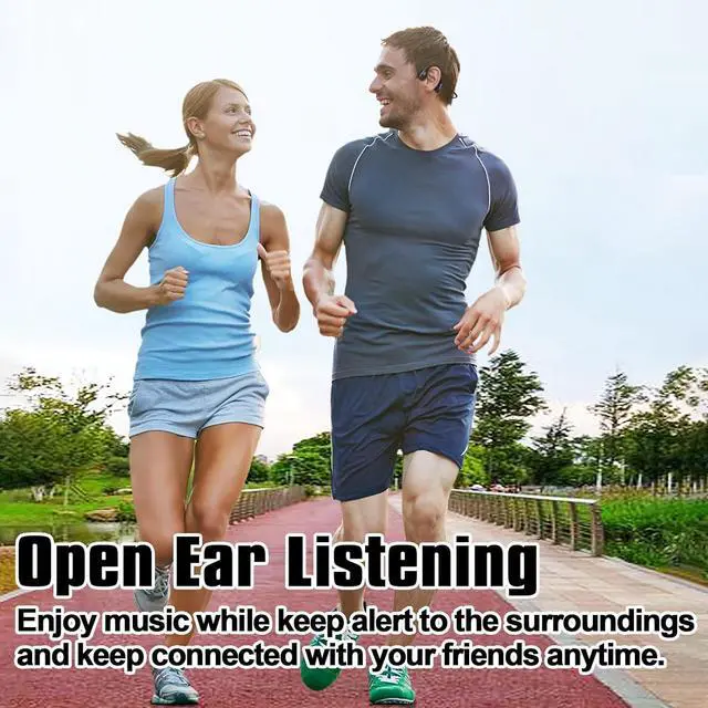 Alt view image 6 of 7 - Bone Conduction Headphones, Open-Ear Bluetooth 5.3 Sport Headset with 32G MP3 Player Waterproof IP68, 12H Playtime, Secure Fit for Swimming, Running, Cycling, Gym & Workouts