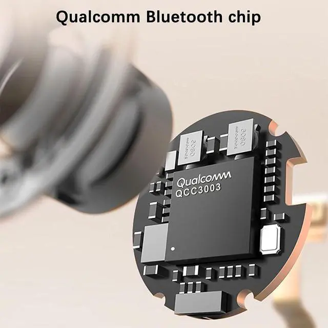 Alt view image 3 of 7 - Bluetooth Headphones with Neckband Wireless Earbuds Magnetic Design Neckband Earbuds with mic Noise Cancelling Wireless Headset 24 Hours' time for Sport