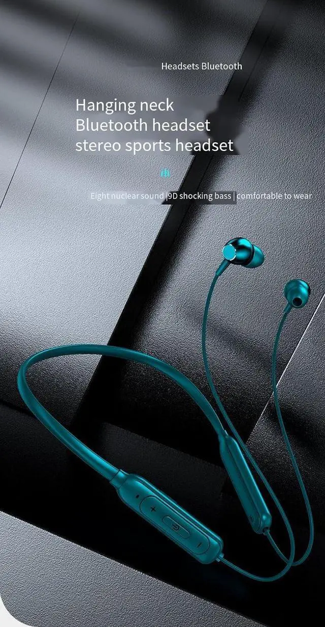 Alt view image 7 of 7 - Neckband Bluetooth Headphones Sports Earphones Wireless Bluetooth V5.3 Earbuds Neckband Earphone,Active Noise Cancellation & ENC Call Noise Cancellation,IPX5 Waterproof Sweatproof Fit Exercise,Red