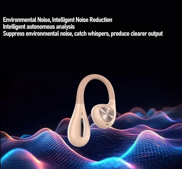 Alt view image 3 of 7 - Open Ear Headphones Earbuds Wireless, 5.3 Bluetooth Ear Buds, Ultra Comfort, Clear Calls, Powerful Sound, Sports Earphones for Running & Workouts
