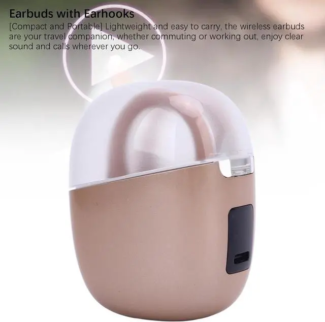 Alt view image 6 of 7 - Open Ear Headphones Earbuds Wireless, 5.3 Bluetooth Ear Buds, Ultra Comfort, Clear Calls, Powerful Sound, Sports Earphones for Running & Workouts