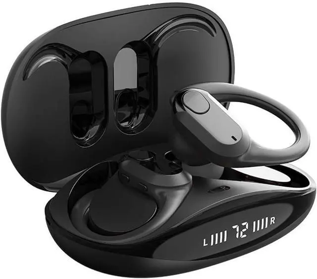 Main image of Bluetooth Headphones Wireless Earbuds in Ear Buds,Sweatproof and Waterproof,Painless for Long Term Wearing,50H Playtime,LED Digital Display Headset with Earhooks for Sport Running Workout