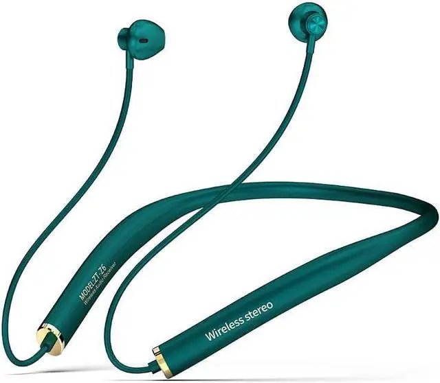 Main image of Neckband Bluetooth Headphones Wireless Bluetooth 5.0 Headset with 20H Playtime,Sports Waterproof Neckband Earphones with Durability,Noise Cancelling with Mic for Phone Laptop PC Running Workout,Green