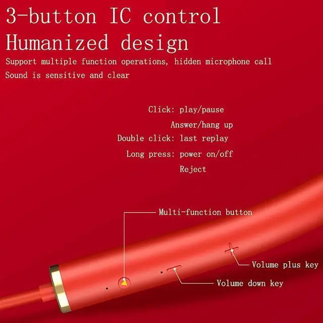 Alt view image 4 of 7 - Neckband Bluetooth Headphones Wireless Bluetooth 5.0 Headset with 20H Playtime,Sports Waterproof Neckband Earphones with Durability,Noise Cancelling with Mic for Phone Laptop PC Running Workout,Green