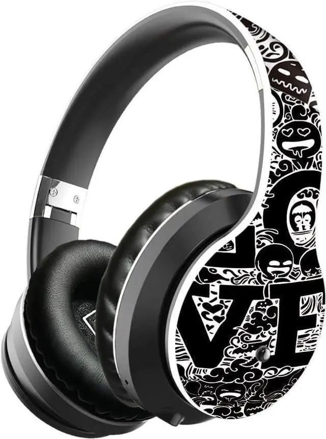 Main image of Gaming Headset Wireless Over Ear Headphones with Microphone Noise Cancelling, Lightweight Foldable & Portable Stereo Bass Bluetooth Earphones, Wired Headphones