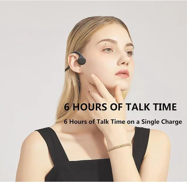 Alt view image 3 of 7 - MP3 Player Bone Conduction Headphones IPX8 Waterproof for Swimming Open Ear Wireless Sport Earphones Built-in 8GB Memory for Running Diving Water Gym Spa (Black-Touch Control)