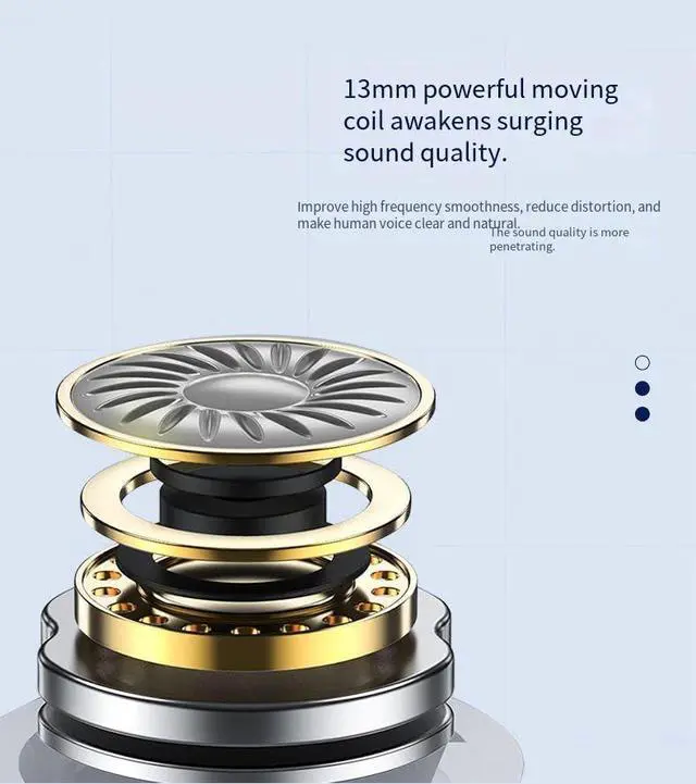 Alt view image 7 of 7 - in Ear Buds Wireless Bluetooth Earbuds Sports Headphones,ANC+ENC 38db Noise-Canceling Stereo High Fidelity Sound and Long Battery Life,Mics Clear Call for Gym/Running,Black