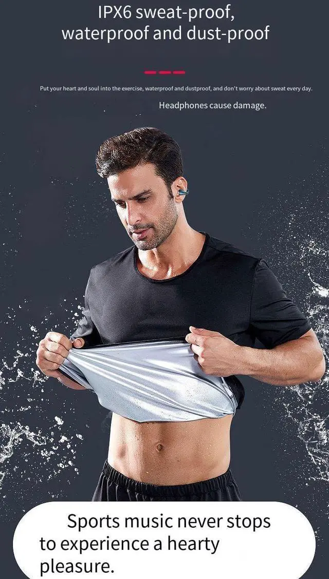 Alt view image 3 of 7 - Open Clip Earbuds Wireless Bluetooth Open Ear Headphones,24H Playtime Charging Case LED Display,Ultra Lightweight for Comfortable Clip On,Open Ear Earbuds for Workout,Driving,Meeting,White