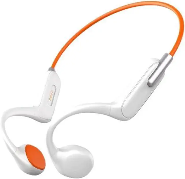 Main image of White,32GB, Bluetooth Sport Headphones, Open-Back Bone Conduction Headphones, Silicone Ear Cushions for Comfortable Wearing, Suitable for Running and Swimming Enthusiasts