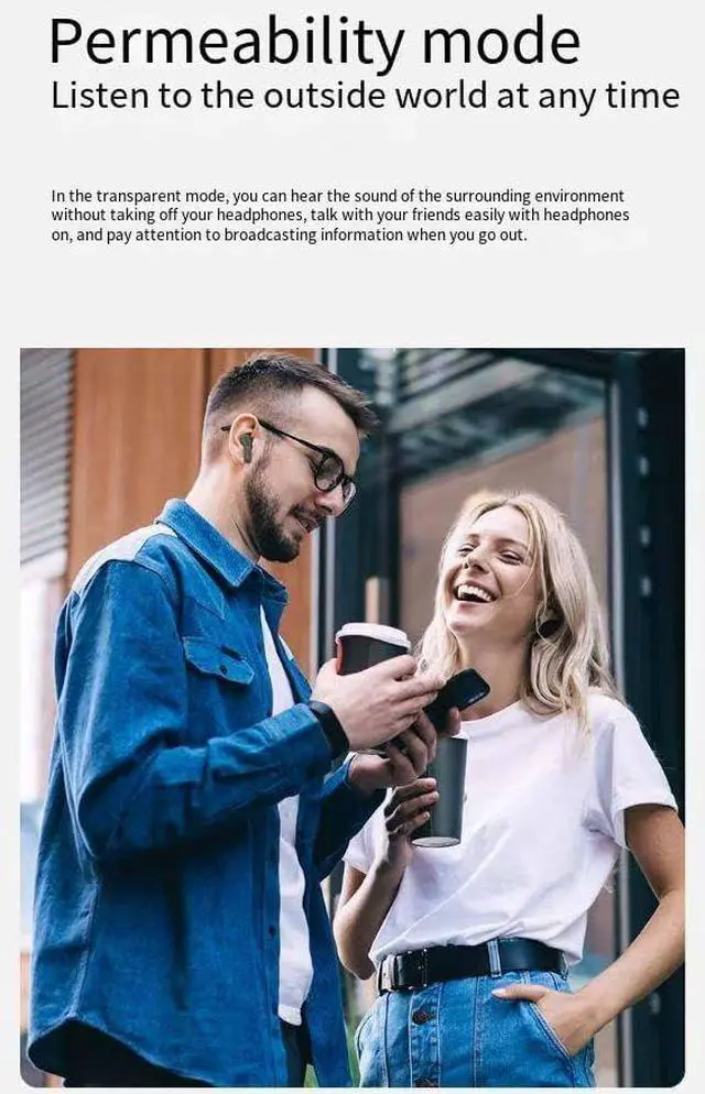 Alt view image 4 of 7 - Wireless Earbuds Bluetooth 5.4 Headphones,50H Playback,ANC+ENC Noise Cancelling Wireless Earphones,Mics Clear Call,IPX5 Waterproof Bluetooth Headset for Workout Sports,Grey